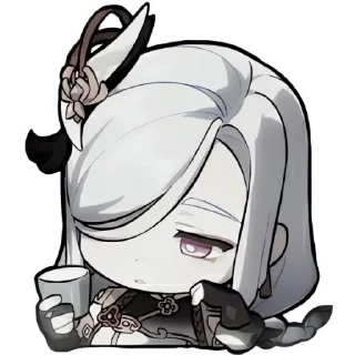 💨 Shenhe @Stickerskvss, Telegram sticker 2 of 50