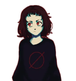 😒 Milk-tyan by @fullcic, Telegram sticker 12 of 21