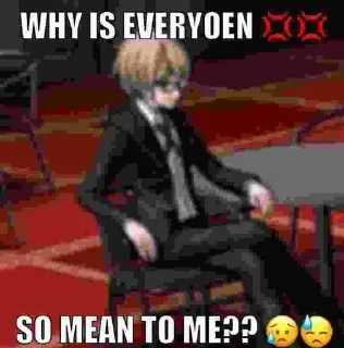 🌟 byakuya togami, Telegram sticker 11 of 16
