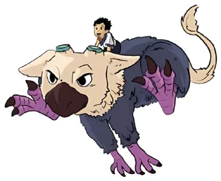 🏃‍♂️ The Last Guardian, Telegram sticker 21 of 27