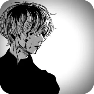 👍 Tokyo Ghoul, sticker Telegram 12 sur 37