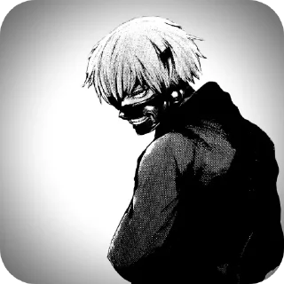 👍 Tokyo Ghoul, sticker Telegram 16 sur 37