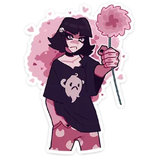 🌺 Кортни @tmemillik, Telegram sticker 22 of 49