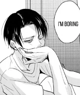 😪 Levi's bitch, стикер Telegram 10 из 61