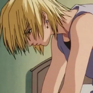 😓 Kurapika @fiveforstickers, sticker Telegram 15 sur 50