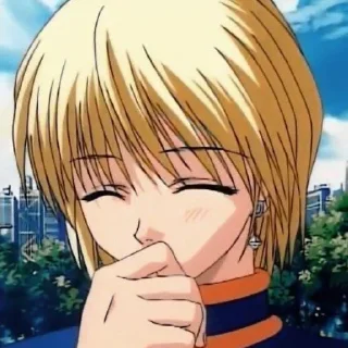 🤭 Kurapika @fiveforstickers, sticker Telegram 16 sur 50