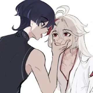 💋 Ⲥⲕⲁⲣⲁⲙⲩⳡⳡⲁ, sticker Telegram 23 sur 87