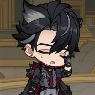 🤦‍♀️ Wriothesley by @akikaze9, sticker Telegram 15 sur 24