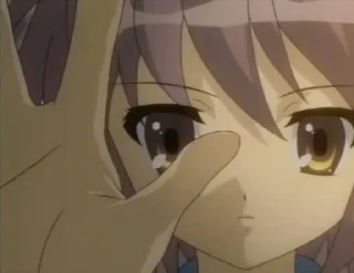 🖐 Yuki Nagato, стікер Telegram 10 з 20