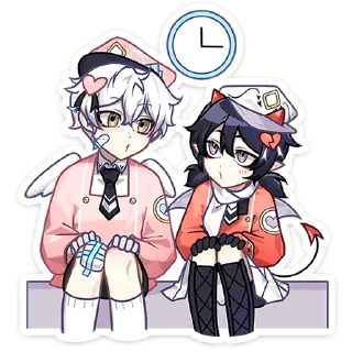 ⭐ Ивэлтин и Юшио без @TgSticker, sticker Telegram 15 sur 37
