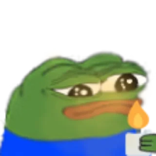 Peepo frog by @ne_sirozhka