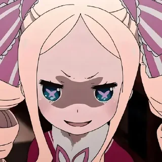 😈 Ре зеро @anime_sticks, sticker Telegram 18 sur 20