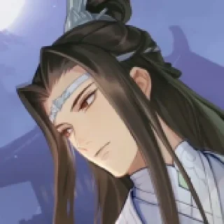 😒 @miwa_Stickers - Lan Wangji, Telegram sticker 7 of 30