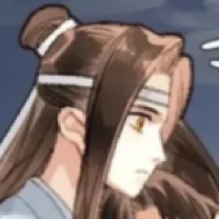 😟 @miwa_Stickers - Lan Wangji, Telegram sticker 8 of 30