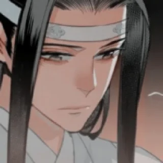 😟 @miwa_Stickers - Lan Wangji, Telegram sticker 15 of 30