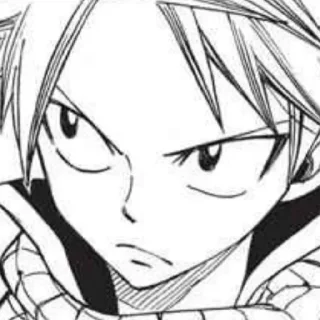 😬 Natsu Dragneel @anime_sticks, Telegram sticker 12 of 25