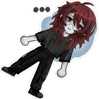 🩸 Регрет / тгк: @yukivisleep ♡, Telegram sticker 13 of 35
