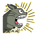 😮 Totoro, стікер Telegram 1 з 40