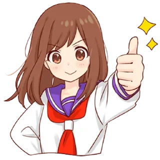 👍 Подружка @nyasticks, Telegram sticker 1 of 24