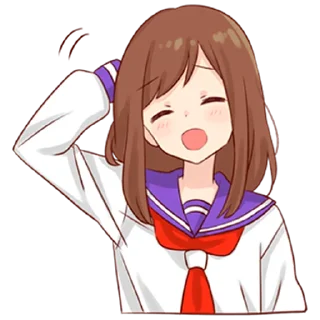 😅 Подружка @nyasticks, Telegram sticker 17 of 24