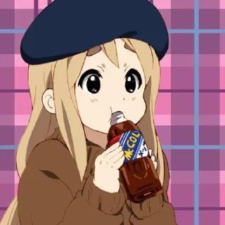 🧃 k-on!, sticker Telegram 20 sur 53