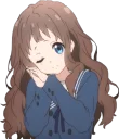 😊 kyoukai no kanata, стикер Telegram 8 из 42