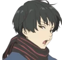 😠 kyoukai no kanata, стикер Telegram 16 из 42