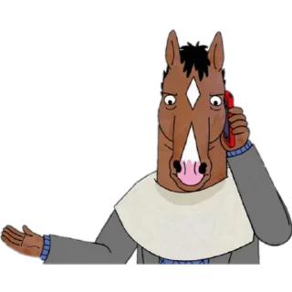 👨‍💻 BoJack Horseman, стікер Telegram 20 з 42
