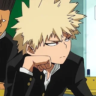 🌟 Bakugo || @narezkiartmga, стікер Telegram 21 з 50
