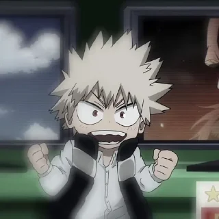 🌟 Bakugo || @narezkiartmga, стікер Telegram 5 з 50