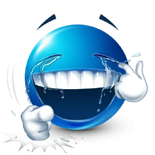 Blue emoji