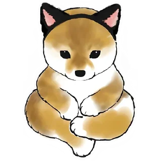 👍 Шиба и Нян котик @TgSticker, Telegram sticker 14 of 40