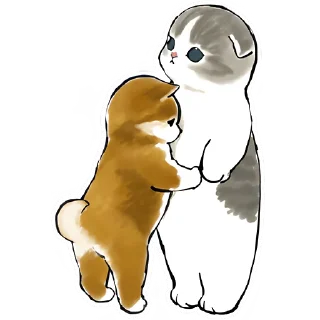 🤗 Шиба и Нян @Nyasticks, Telegram sticker 6 of 41
