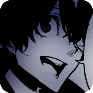 🖤 ⋆.˚.· 𝘿𝙖𝙯𝙖𝙞 𝙊𝙨𝙖𝙢𝙪 𝘽𝙚𝙖𝙨𝙩 — ★, Telegram sticker 17 of 27
