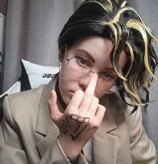 👆 любимая @somfixness, sticker Telegram 19 sur 32