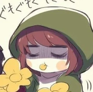 🤒 Storyshift chara in nutshell, стикер Telegram 20 из 67