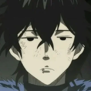 😐 Black clover, sticker Telegram 6 sur 35