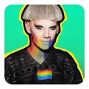 🏳 Для своих, стикер Telegram 17 из 120