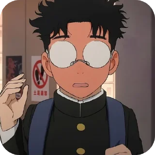 👓 Ken Takakura (Okarun) @miyasan, стикер Telegram 6 из 120