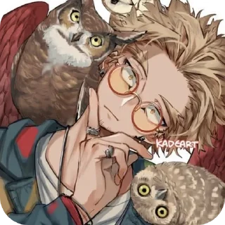 👄 Кейго Таками|Ястреб|, Telegram sticker 24 of 60