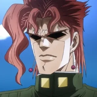 🍒 Noriaki Kakyoin @diosstickers, Telegram sticker 12 of 120