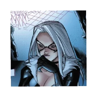 🤔 Black cat, стикер Telegram 15 из 21