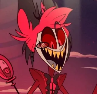 🍾 @HazbinHotelStickers x @Earth928B, sticker Telegram 5 sur 35