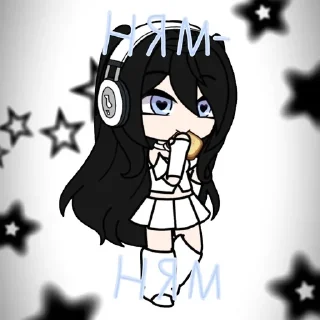 🌟 Стикеры гача от @La1ryxt, стикер Telegram 17 из 17