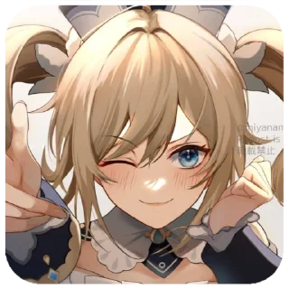 😜 Барбара @itsgensharts, sticker Telegram 24 sur 25