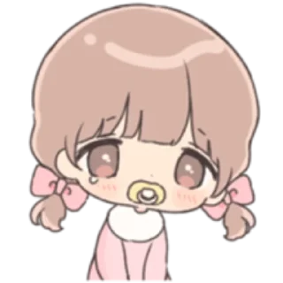 🎀 Usagikei1 by: @waifustiks, Telegram sticker 7 of 80