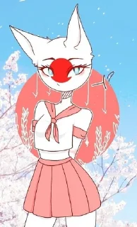 ❔ Япония, стикер Telegram 21 из 22