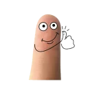 👌 @TVstickers Fingers, sticker Telegram 9 sur 24