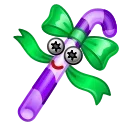 🍭 Candy Cane | @Gift_Alerts, sticker Telegram 6 sur 50