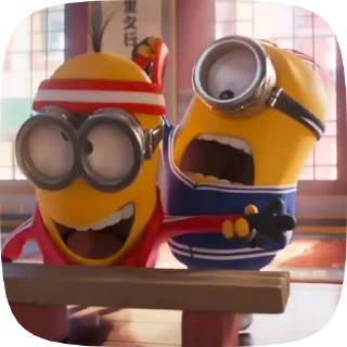 🍌 🍌 - minions ; @helpfrteodora, Telegram sticker 6 of 25